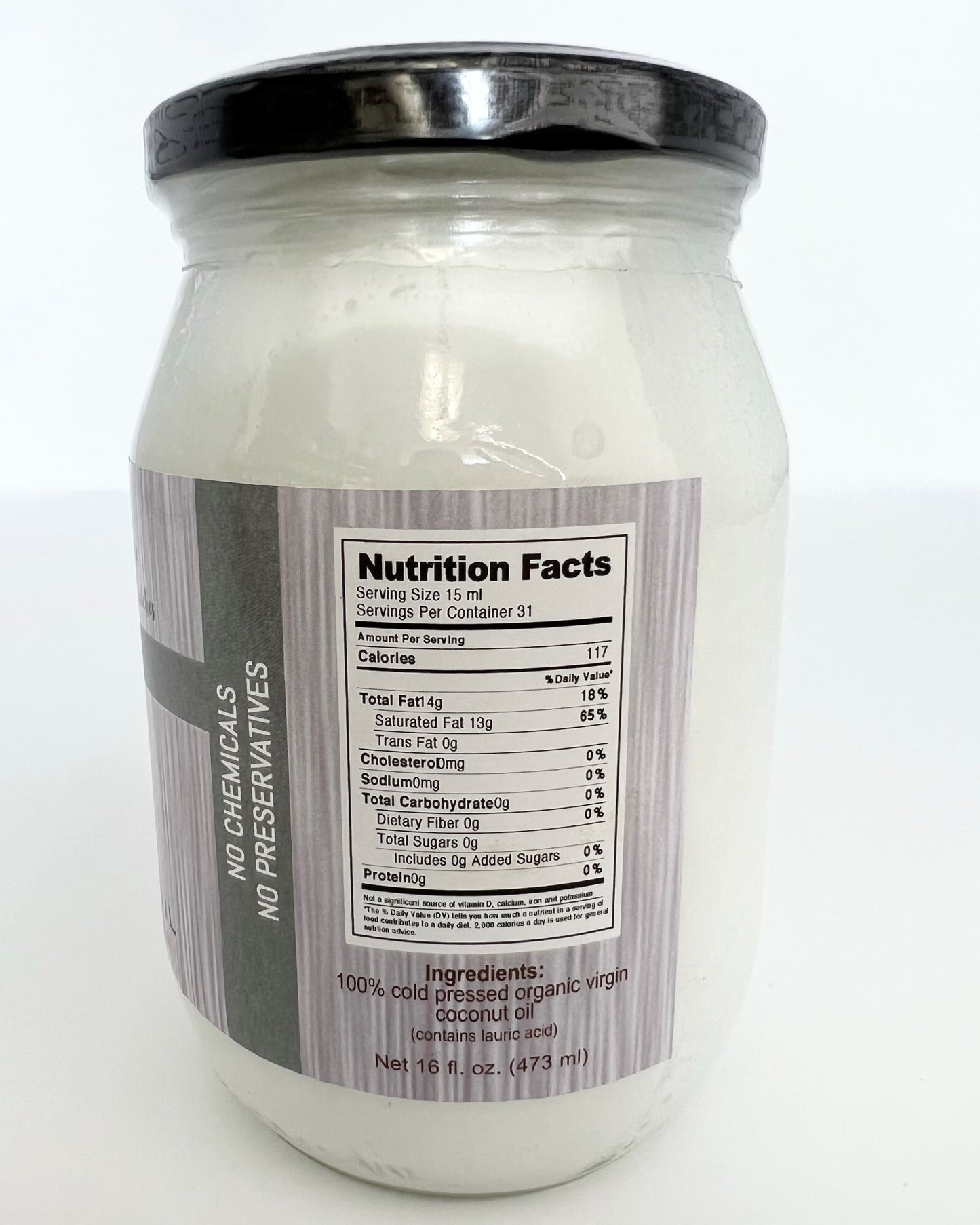 Wild Country Organic Virgin Coconut Oil VCO 16 Fl Oz /473mL