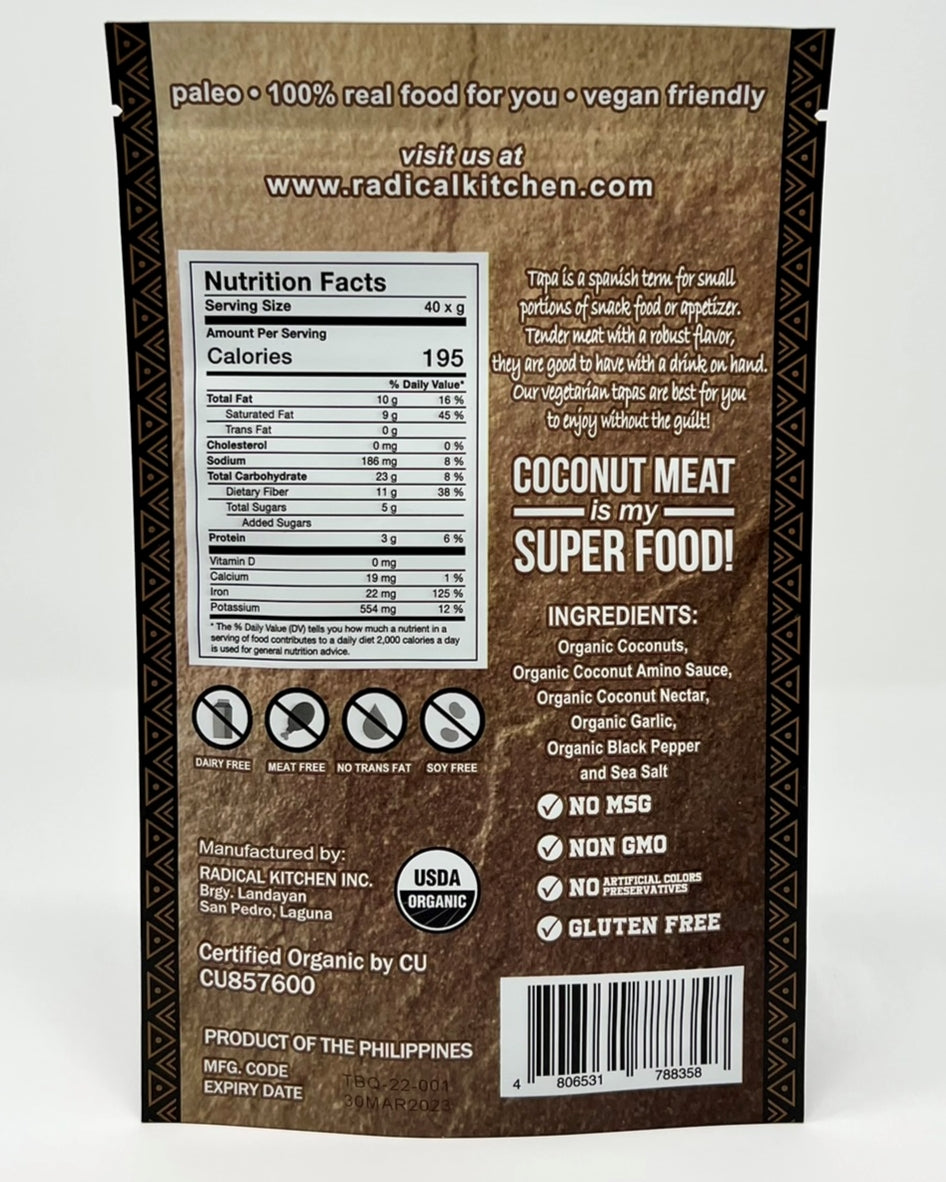 Wild Country Organic Vegetarian Tapas 40g/1.4 Oz Pouch Vegan